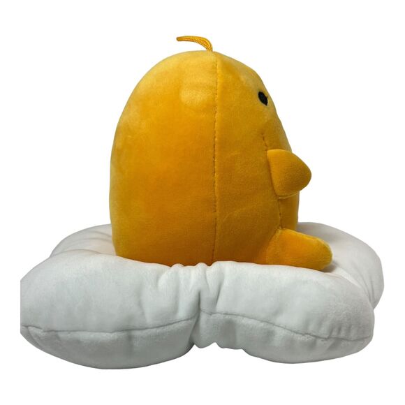 Fiesta Sanrio Gudetama Meh The Lazy Egg Plush Stuffed Animal 8” tall loop NWT - Picture 4 of 7